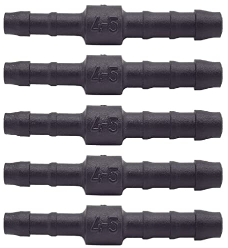 5 x YOU.S Original Schlauchverbinder Zwischenstück RGV Ø 5mm 4mm - Gerade Form - Reduzierer