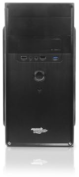 Mach Power Case Office M-ATX con Alimentatore 500W, 1 Porta USB 3.0 + 2 Porte USB 2.0, Design Compatto ed Elegante, Ideale per PC da Ufficio e Uso Quotidiano (IT-OFSC29)