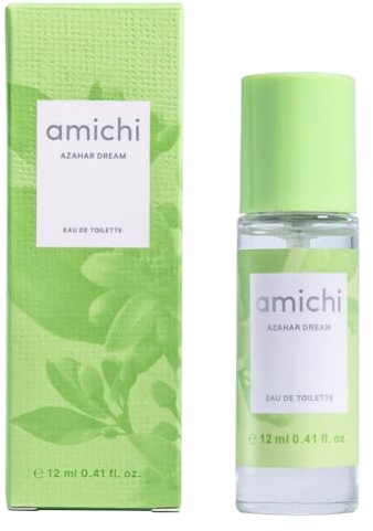 AMICHI - Azahar Dream 12 ml, Colonia Mujer, Formato Viaje en Spray, Perfume Mujer, Eau de Toilette Femenina, Agua Fresca, Fragancia Cítrica