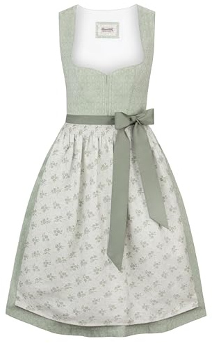 Stockerpoint Damen Dirndl Angelina I Größe 32-48 I Bequemes Trachtenkleid mit Schürze & liebevollen Details I Bequem & pflegeleicht I Perfekt für Trachten & Festlichkeiten