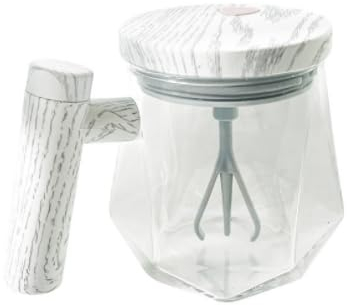 Tazza di Miscelazione Automatica Tazza da Caffè Automescolante, Tazza da Caffè con Agitatore Elettrico Tazza Automescolante per Caffè Latte in Polvere Milkshake Farina D'avena Pasta di Sesamo 400ML