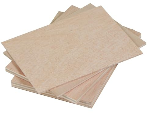 Genérico: Tableros de madera contrachapada cortados con láser a medida en cualquier tamaño y disponible en 3mm, 4mm y 5mm