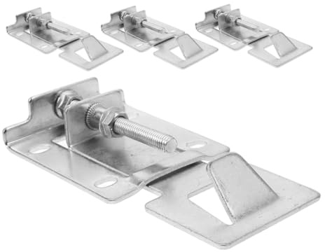 Homoyoyo 2pairs Cooker Hood Hanging Hooks Height Adjustment Range Hood Fixing Hanger Kit for Kitchen Range