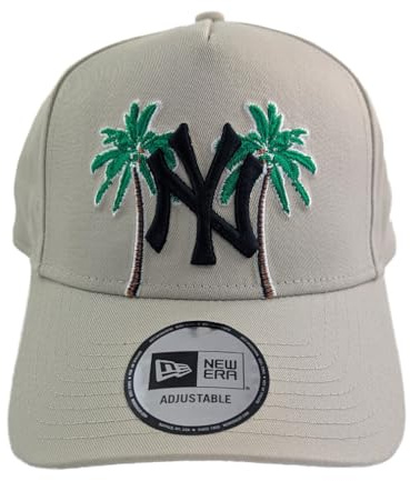 New Era MLB Palm Tree E-Frame Cap New York Yankees Stone