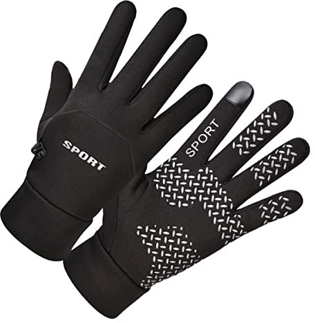 CTIRCHIU Wasserdichte Winterhandschuhe Touchscreen-fingerhandschuhe Mit Warmer Handabdeckung Für Outdoor-aktivitäten Wie Radfahren Klettern Und Wandern Schwarz