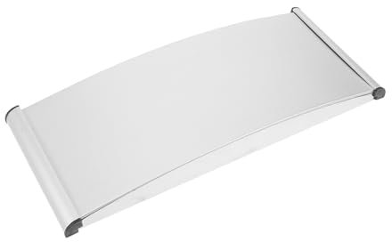 VILLCASE Targhetta Nome Alluminio per Ufficio Targhetta Vuota per Porta Personalizzabile con Design Unico per Decorazioni e Facile