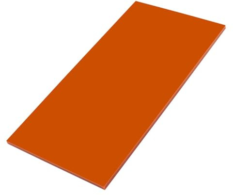 GAOHUAF 1 Piastra in Bachelite Arancione Spessa 1-5 Mm, Pannello Isolante in Resina Fenolica, Fogli Antistatici E Resistenti alle Alte Temperature(300x500x5mm)