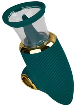 EIS Vaginapumpe | Edler Auflegevibrator mit Pumpe | wasserdicht | Sex Toys | wiederaufladbar | 7 Zungenprogramme | hautfreundliches Silikon | Sex Spielzeug für Frauen | Erotik | Klitoris-Stimulation