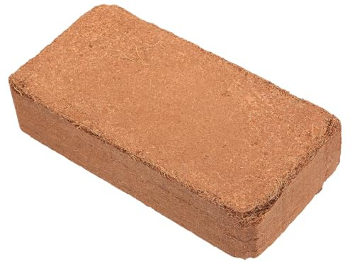Yardenfun Bloc De Terreau Organique Compressé pour Jardinage Intérieur Et Extérieur Terreau Nutritif pour Plantes Succulentes Et Cactus Bloc De Fibre Végétale 650g Et Plantation