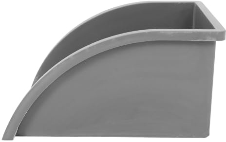 WATIIFUFU Paraspruzzi per Grondaie in Plastica Resistente AI Raggi UV Vaschetta Raccogli-Gocce Grigia per Raccolta Acqua Piovana Drenaggio per Giardino e Cortile Protezione da Danni da