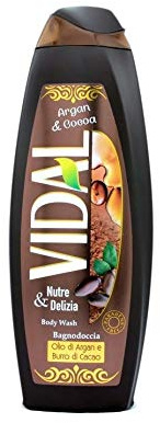 12 X Vidal Argan & cocoa Bagno Schiuma 500 ML