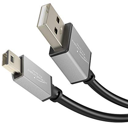 KabelDirekt – Mini-USB-Kabel – 1m – USB 2.0, PRO Series – für Festplatte
