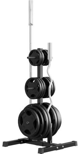 Yaheetech Soportes para Discos de Pesas Estándar Capacidad de 400 kg