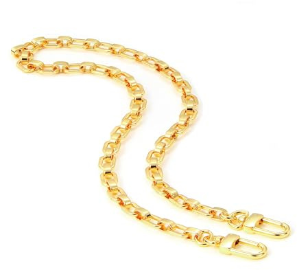 jiesinlov Geldbörse Kette Riemen Handtasche Gold Ketten Schulter Tasche Riemen Ersatz, mit Metallschnallen(C60CM)