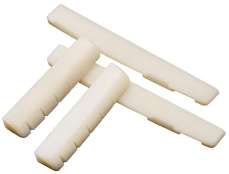 Akustische Gitarre Knochen Brücke Sattel Und Mutter Für 6 Saiten Akustikgitarre Echte Rinder Knochen Brücke Sattel Mutter Ersatz Ersatz Knochen Sattel Und Brücke
