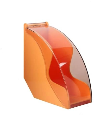 Kaffeefilterhalter, Aufbewahrung, handgebrühter Kaffeefilterhalter, Holz, Kaffeezubehör (Farbe: Orange)