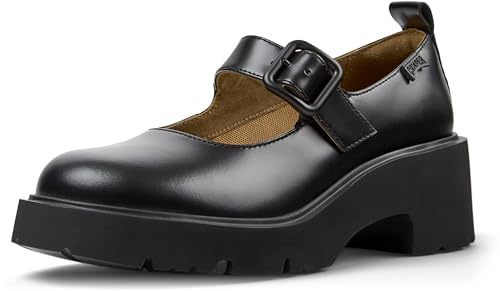 Camper K201681 Milah Ballerine da Donna, Nero 001, 38 EU