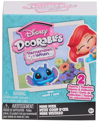Just Play Disney Doorables „Remember When“ Sammelfiguren Serie 13, 2 Figuren, Mini Peek, für Kinder ab 5 Jahren, Disneyfans