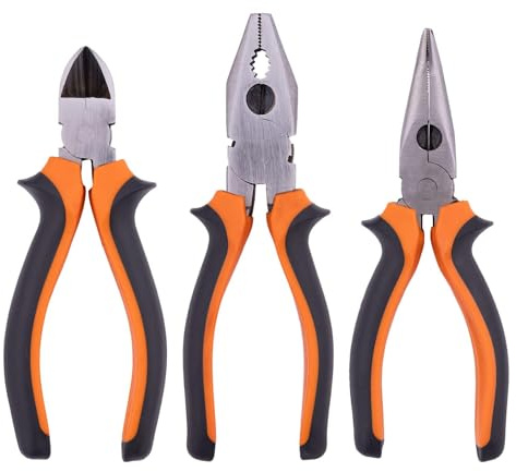 BOOMET 3 in 1 Zangenset 160mm · Universalzangen · verschiedene Ausführungen zur Auswahl · Radiozange Seitenschneider Kombizange · ergonomischer Griff