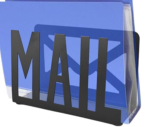 Gkumgwo Post-Organizer für den Schreibtisch, Briefhalter für den Schreibtisch - Briefhalter Briefhalter Arbeitsplatte | Ausgeschnittenes Mail-Design-Aufbewahrungsregal, Umschlaghalter aus Metall,