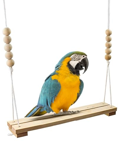 Giocattolo Di Pollo Di Pollo - Parrot Macaw Hens Swing | Legno Naturale Chicken Coop Swing | Forniture Di Habitat Di Pollame per Polli Cortile Di Casa Della Giungla Cortile Di Casa Della Giungla,