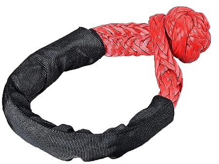 Manille Souple 4x4 récupération Hors Route treuil Corde synthétique Dynamique câble manilles Robustes Voiture remorquage Sangle remorque Accessoires ATV(1pc)