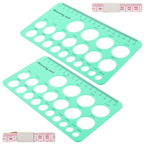 LRXIYODE Measuring Tape Ruler for Flanges Sizing Silicone Measurement Tool Card Accurate Breast Accessories for Flanges Sizing