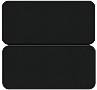 Fußmatten passend für Citroen Jumper I Typ 230 3-Sitzer (Baujahr 1994-2002), Hit schwarz | 2 Trittstufenmatten | Umrandung dunkelgrün