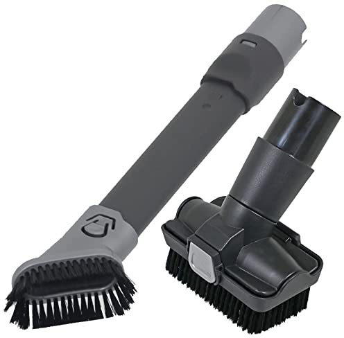 Spares2go 2-in-1 Tool Kit compatible with Shark Lift-Away Rotator Vacuum Cleaner Crevice Upholstery Dusting Brush Set