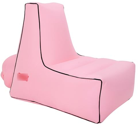 ZMIN Aufblasbarer Sofastuhl, faules aufblasbares Sofa im Freien, aufblasbares Bett, großes, mittleres, kleines tragbares faltbares Luftsofa,F,100 * 80 * 90CM