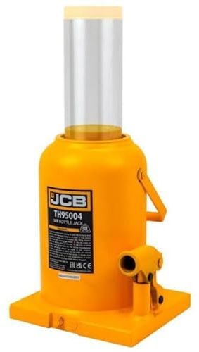 JCB 20 Tonne Automotive Hydraulic Bottle Jack, 450mm Maximum Lift - Compact Design - Easily Transported - Robust Steel plate design - 3 year Warranty