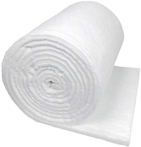 Lynn Manufacturing 1 Thick, Superwool Plus Insulation, Morgan Thermal Ceramics, 2200F Rated, 4 Lb. Density, 24 Wide, 25 Ft. Long, Ceramic Fiber Alternative, Safer Kaowool, 4SP12