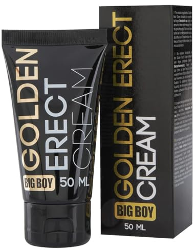 BIG BOY Golden Erect Cream 50 ml - Penis Durchblutung steigern Erektions Creme