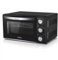 Forno a terra 35 l DUCASSE da tavolo Convenzione nera con luce temporanea 60 minuti. Porta con vetro doppio fino a 230° Antiaderente