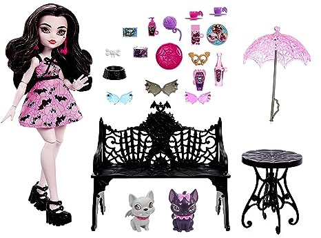 Monster High Draculaura Bite in the Park Puppe und Spielset