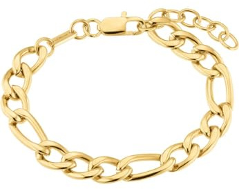 s.Oliver Armband Edelstahl Herren Armschmuck, 19+3 cm, Gold, Kommt in Schmuck Geschenk Box, 2038009