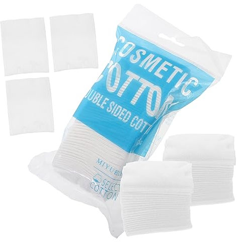 Healeved 600stücke Makeup Wattepads Dreilagige Hautfreundliche Abschminkpads Für Gesichtsreinigung Und Hautpflege Für Make-up-entfernung Und Anwendung Von Toner Lotionen Und Gelen