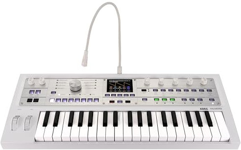 Korg microKORG 2-37 Key Analoger Synthesizer und Gesangsprozessor - Limitierte Auflage in Weiß