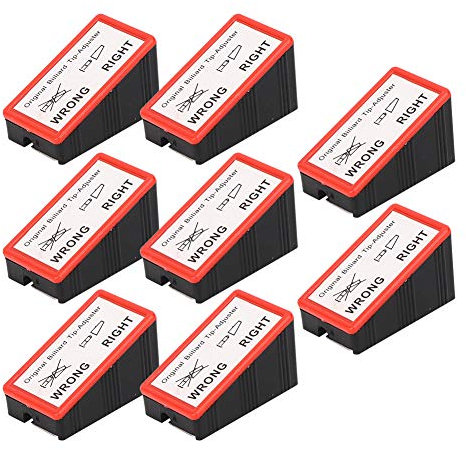 Billiards Pool Tip Knife, 8Pcs Pool Repair Tool Plastic + Metal for Practice