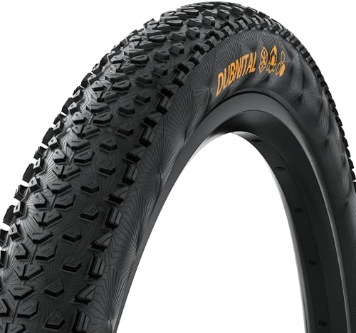 Continental Dubnital mountainbikedäck utan innerslang, 29 x 2,40 | 1-pack, snabbt och säkert för fast terräng, E25-certifierad, hopfällbart – greppvänligt – trailhus, svart