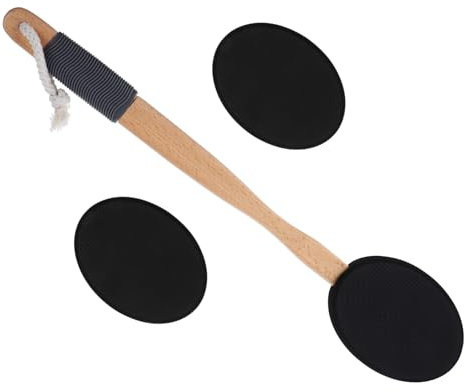 NIYANGLE 1set Applicatore Per Lozione Per Schiena Con Testine Sostituibili Per e Applicazione Per