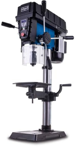 Scheppach Perceuse à colonne TBM300Vario - 750W - table 240 x 240 mm - 440-2580 tr/min - inclinable - mandrin 1-16 mm - profondeur de perçage 80 mm
