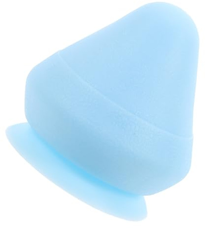 TOBBOMEY Bola de Masaje con Ventosa para Espalda y Cuello Bola de Masaje Corporal Azul con Base Adhesiva para Relajación Muscular Profunda Casa y Oficina