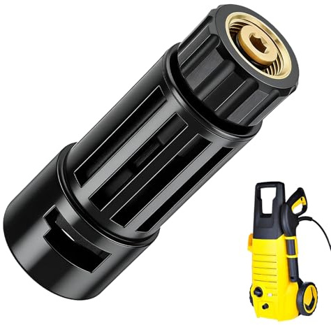 iKALULA Adapter B Bajonett für Kärcher Hobby Zubehör auf Profi Maschinen | mit M22×1,5 IG Innengewinde,für Profi-Hochdruckreiniger,verbindet Hobby-Zubehör per Bajonett,mit Messingkern,robust,dicht