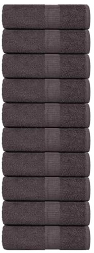 Genérico Toallas de Invitados FROGN Antracita 30x50 cm 360 g/m²,Ropa de casa,Toallas,136679