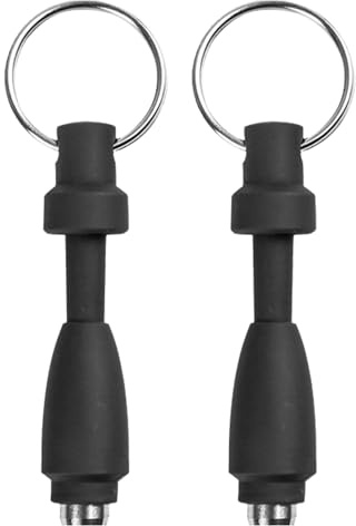Operitacx Outil à Perforer les Cigares Portable en Acier Inoxydable Porte-clés, Lot de 2 Perforatrices Compactes pour Cigare à Punch, Coupe-cigare Précis et Usage