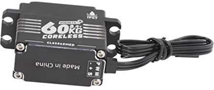 RiToEasysports FLASH HOBBY RC-växel Servo Aluminiumlegering Programmerbar RC-styrväxel 60KG Coreless Motor IP67 Vattentät 6V Till 8,4V för -bilar Robotar Mekaniska Armar (270 grader)