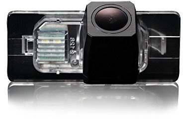 Kalakus Auto Rückfahrkamera 1280*720P und mit Wasserdicht Rückwärtskamera integriert in Nummernschild für Audi A4 A4L B8 5D A5 S5 2D TT TTS TTRS 8J Passat B6