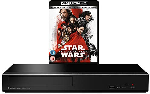Panasonic DP-UB450 MULTIREGION Blu-ray Player Bundle with Star Wars The Last Jedi Ultra HD 4K Blu-ray Disc
