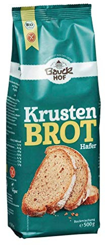 Bauckhof Gluten Free Oatmeal Crust-Bread Blend (500g) - Organic